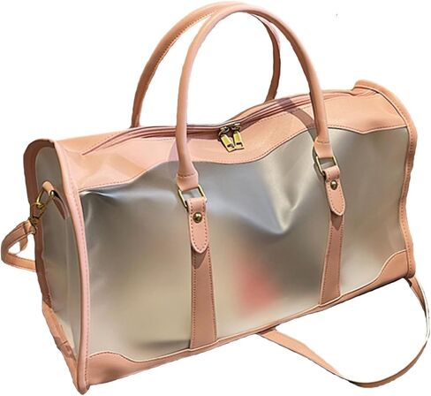 LENGO Semitransparent Travel Bag Men's Women's Sports Bag Gym Waterproof Slant Travel Bag Travel Sports Hospital Weekend Away Duffel Bag in Saudi Arabia