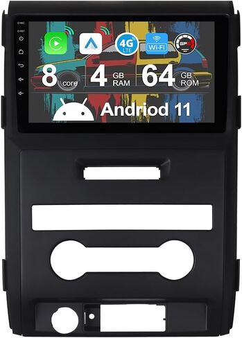 ASURE 2024 ترقية جديدة لراديو السيارة لسيارة Ford F150 2009-2012 Manual AC، 9 بوصة 4Core 2+32GB وحدة ملاحة GPS لنظام Android، Carplay Android Auto، مشغل فيديو بشاشة تعمل باللمس 1280x800 in Kuwait