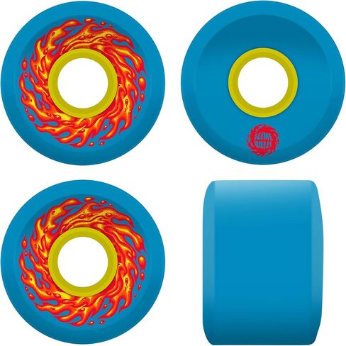 عجلات Flame OG Slime مقاس 60 مم باللون الأزرق 78a in Kuwait