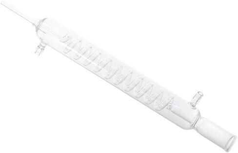 Graham Condensers,Glass Condenser Tube,Glass Condenser Tube Jacket Length Lab Glass Condenser,Chemistry Experiment Chemistry lab Glassware Tool in Saudi Arabia