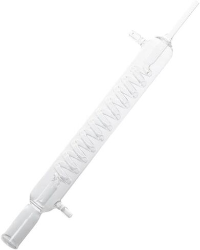 Graham Condensers,Glass Condenser Tube,Glass Condenser Tube Jacket Length Lab Glass Condenser,Chemistry Experiment Chemistry lab Glassware Tool in Saudi Arabia