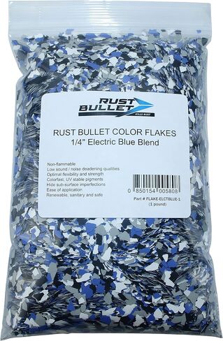 RUST BULLET - رقائق ألوان خرسانية زخرفية - قم بتخصيص طلاء الخرسانة الخاص بك - كيس 1 رطل - طلاء أسمنتي للخرسانة الخارجية - رقائق زخرفية خرسانية لون خلط الخرسانة - مزيج متخفي in Kuwait