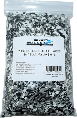 RUST BULLET - رقائق ألوان خرسانية زخرفية - قم بتخصيص طلاء الخرسانة الخاص بك - كيس 1 رطل - طلاء أسمنتي للخرسانة الخارجية - رقائق زخرفية خرسانية لون خلط الخرسانة - مزيج متخفي in Kuwait