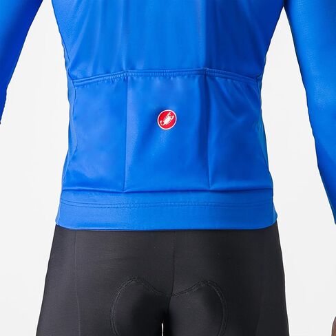 Castelli Men’s Lineare Jersey, Long Sleeve Full Zip Up Fleece Lined Jersey for Road & Gravel Cycling, Biking in Saudi Arabia
