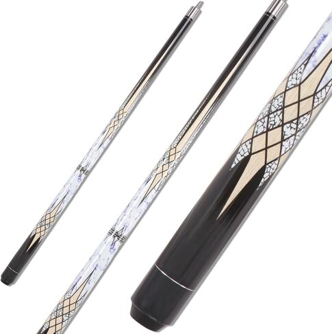 Pool Cue Stick - 58 inch Canadian Maple Billiard Pool Stick, 13mm Hard Tip 2-Piece Pool Cue Stick in Kuwait