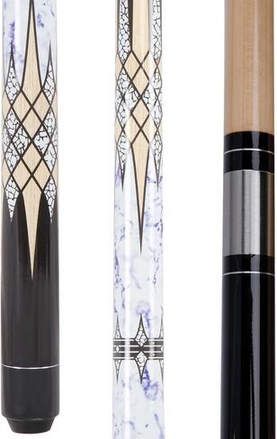 Pool Cue Stick - 58 inch Canadian Maple Billiard Pool Stick, 13mm Hard Tip 2-Piece Pool Cue Stick in Kuwait