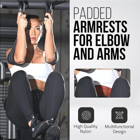 Abs Hanging Straps-Atg Pro Gear Padded & Adjustable Hanging Leg Raise Strap, ab hanging straps, Ab straps For Pull up Bar, Ab Sling Straps, Hanging Arm Straps For Abs, Pull Up Straps, Ab Workouts lift in Saudi Arabia