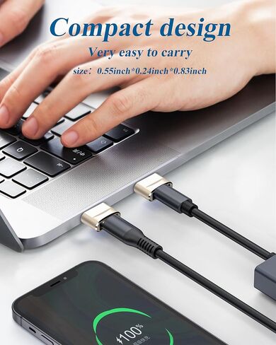 USB to USB C Adapter 4Pack,USBC Female to A Male OTG Charger Type C Converter for iPad Air Apple Watch Ultra iWatch 7 8 9,iPhone 13 14 15 Plus Pro Max,AirPods 3,Car,Samsung Galaxy S24 24 23 in Saudi Arabia