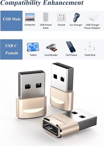 USB to USB C Adapter 4Pack,USBC Female to A Male OTG Charger Type C Converter for iPad Air Apple Watch Ultra iWatch 7 8 9,iPhone 13 14 15 Plus Pro Max,AirPods 3,Car,Samsung Galaxy S24 24 23 in Saudi Arabia