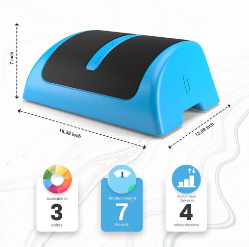 Multitask hands free while you stretch your calves for plantar fasciitis, foot pain, Achilles tendinitis, and more. Made in the USA. (Grey) in Saudi Arabia