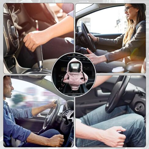 Car Shifter Knobs Cover Hoodie, Car Gear Shift Knob, Cute Hoodie for Car Gear, Automatic Shift Knobs Decoration, Car Interior Accessories (Orange) in Saudi Arabia
