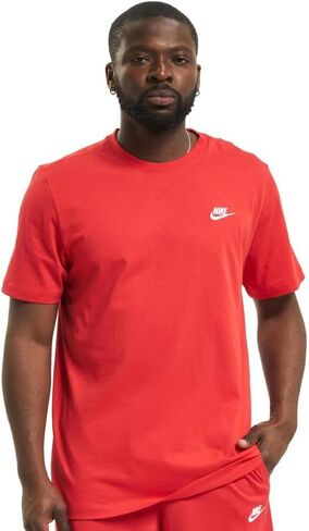 Nike Men's Sportswear Club T-Shirt (US, Alpha, XX-Large, Regular, Regular, Guava Ice/White) in Saudi Arabia