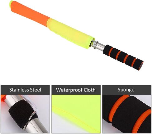 Chequered Flag With Storage Bag Signaling Flag For Sports Match Soccer Football Hockey Training 2pcs in Kuwait