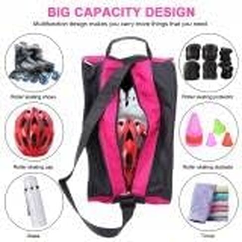 حقيبة تزلج دوارة من iayokocc، حقيبة تزلج مثلثة قابلة للتنفس ورياضات التزلج على الكتف من قماش أكسفورد in Kuwait