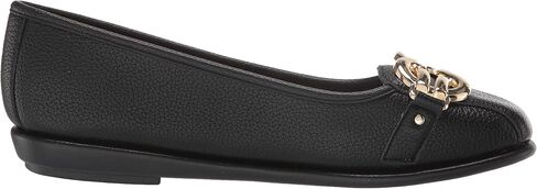 Aerosoles Women's Big Bet Ballet Flat, Soft Gold PU, 9 Wide in Saudi Arabia