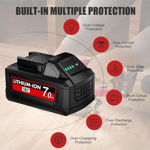 7.0Ah 12V استبدال البطارية لبطارية ميلووكي M12 ليثيوم 48-11-2401 48-11-2412 48-11-2411 48-11-2420 48-11-2410 أدوات لاسلكية 2 حزمة in Saudi Arabia