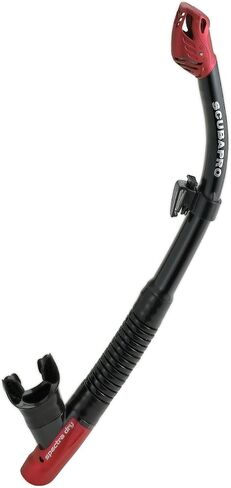 Scubapro Spectra Dry Snorkel, Black Red in Saudi Arabia