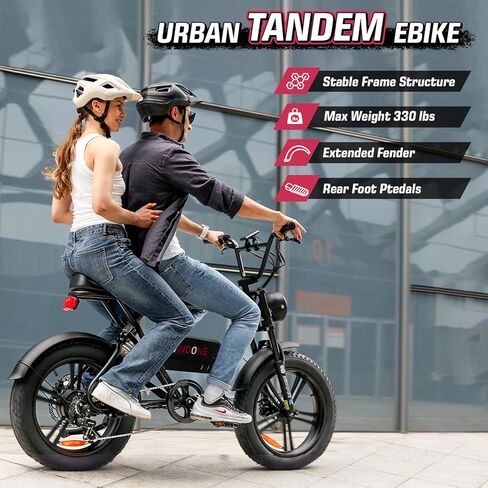 دراجة كهربائية K2 للبالغين، محرك طاقة 750 وات، بطارية قابلة للإزالة 48 فولت 13 أمبير، دراجة كهربائية بإطار سميك لجميع التضاريس 20 بوصة 28 ميل في الساعة و46.6 ميل مع وسادة ممتدة، معتمدة من UL، نظام تثبيت السرعة، دراجة إلكترونية حضرية in Kuwait