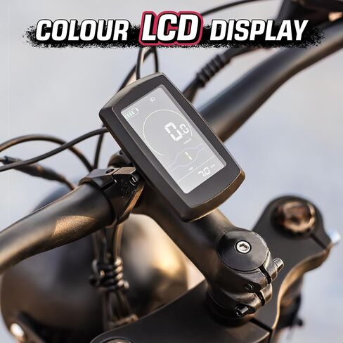 دراجة كهربائية K2 للبالغين، محرك طاقة 750 وات، بطارية قابلة للإزالة 48 فولت 13 أمبير، دراجة كهربائية بإطار سميك لجميع التضاريس 20 بوصة 28 ميل في الساعة و46.6 ميل مع وسادة ممتدة، معتمدة من UL، نظام تثبيت السرعة، دراجة إلكترونية حضرية in Kuwait