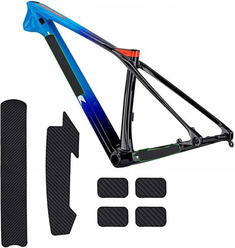 ملصق حماية إطار الدراجة الأسود، شريط ملصق حماية إطار الدراجة، شريط حماية سلسلة الدراجة، ملصقات حماية طلاء الدراجة، ملصق مزخرف لحماية كابل الدراجة in Kuwait