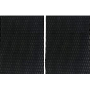 Amarine Made 2-Pack Universal Non-Slip Traction Pad Deck Grip Mat with Trimmable EVA Sheet for Boat Decks, Kayaks, Surfboards,Skimboards (20in x 20in,Black)