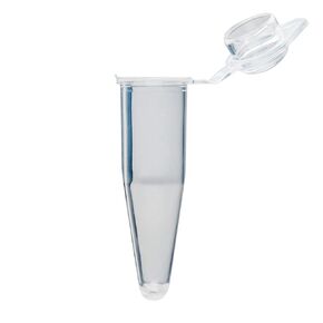 Globe Scientific PCR-05D PCR Tube with Dome Cap, Natural, 0.5mL Capacity, Pack of 10000