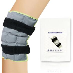 Knee Ice Pack Wrap for Pain Relief, Ice Pack for Knee and arm for Injuries, Swelling, Knee Stiffness, Sprains, and Knee Surgery Recovery