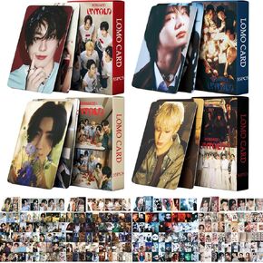 PYAJUU ENHYPEN Photocards 4Pack/220Pcs Kpop Enhypen Romance: Untold Album Photocards Enhypen Merch Untold Album Lomo Cards ENGENE Merch Kpop Photocard Set