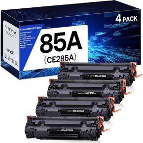 125 CRG125 Toner Cartridge Replacement for Canon 125 CRG-125 3484B001 Work with ImageCLASS LBP6030w LBP6000 MF3010 LBP3100 Printers(4XL-Pack,Black)
