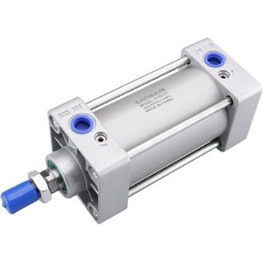 Baomain Pneumatic Air Cylinder SC 80 x 50 PT 3/8'', Bore: 80mm, Stroke: 50mm, Screwed Piston Rod Dual Action 1 Mpa