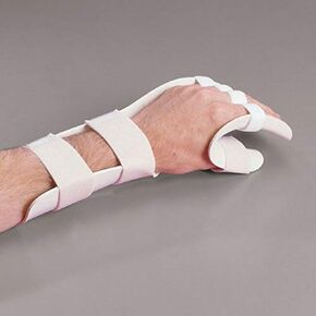 Rolyan 81265628 Functional Position Splint with Slot and Loop Strapping, Right, Large