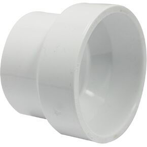 Canplas 193022 PVC DWV Reducing Coupling, 2 x 1-1/2-Inch, White