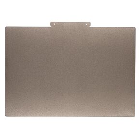 3D Printer Build Plate Double Sided PEI Powder Coating, Wide Range of Temperature Easy Adherence and Removal 254x368mm for Raise3d E2 with Abrasion