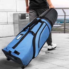 حقيبة سفر ياماتو للجولف لشركات الطيران مع عجلات، حافظة صلبة ABS مطورة، حقيبة سفر للجولف مع قفل سفر، نسخة جديدة خفيفة الوزن ومتينة in Kuwait