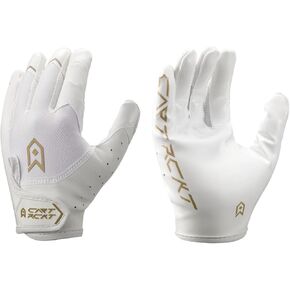 Sticky Youth Football Gloves, Comfortable Breathable Kids Football Gloves, Professional Football Receiver Gloves for Youth Boys Girls, Flag Football Gloves with Upgraded Protection