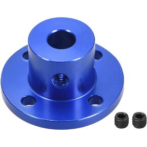 uxcell 6mm Inner Dia H15*D15 Rigid Flange Coupling Motor Guide Shaft Coupler Motor Connector for DIY Parts