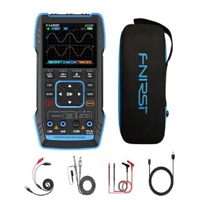 【2C23T Upgraded with Carrying CASE】 3 in1 Oscilloscope/Multimeter/DDS Signal Generator with 2 Channels, Automotive Oscilloscope 10MHz Bandwidth, 50MSa/s Sampling Rate, 10000 Counts, Voltage, Current