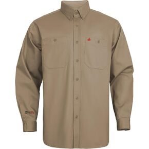 FR Shirts for Men 6.5OZ Light Weight Welding Shirt Men Flame Resistant Shirts CAT2/NFPA2112