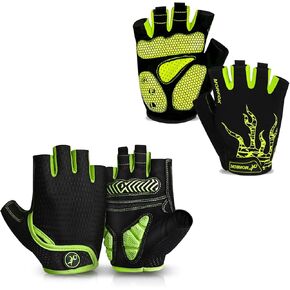 MOREOK Bike Gloves Exercise Workout Gloves AK050-one pair（Green-X-Large） Bike Gloves Exercise Workout Gloves AK098-one pair（Green-X-Large）