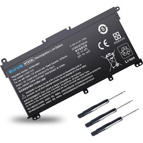 TE03XL Battery TE03061XL for HP Omen 15-ax000:15-ax033dx 15-ax210nr 15-ax001ns;HP Pavilion 15-bc000:15-bc008tx and More 849910-850 849570-541 542 543 HSTNN-UB7A TPN-Q173-11.55V 61.6Wh 3-Cell