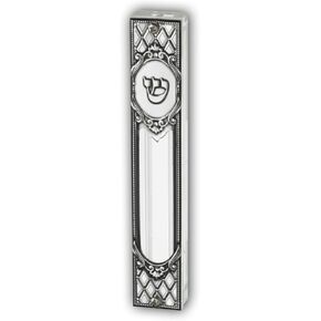 Mezuzah Case - Modern Design Mezuzah Case - 12cm Mezuzah Case with Clear Perspex Front