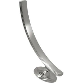 Hickory Hardware Transitional P2145-SN-5B American Diner Collection Wall Hangers - 5 Pack Wall Hook 7/8 Inch Center to Center - Durable Zinc Material Satin Nickel Finish - Wall Mount Hooks for Hanging