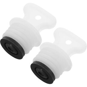 2pcs Hot Water Bottle Stopper Reusable Stoppers Silicone Water Bottle Lid Water Bottle Cover Caps Hot Water Bag Stoppers Sealing Stopper Hot Bag Miss Rubber Washer Kettle