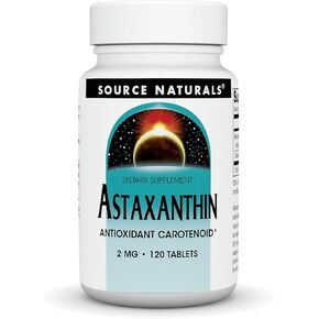 Source Naturals Astaxanthin, Antioxidant Carotenoid, 2mg - 120 Tablets in Kuwait