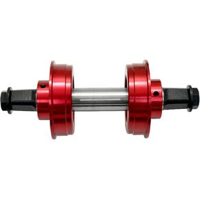 YST BMX American Sealed Bearing 127mm Bike Bottom Bracket, Red, YT2893