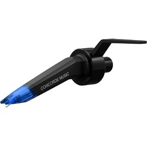 Ortofon Concorde Music Black Phono Cartridge | Tool-Free Installation on S-shaped Tone Arms | Black/Black