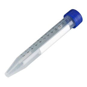 Globe Scientific 6284 Centrifuge Tube, 15 mL, Plastic, Non-Sterile, Bulk-Pack (500 Count)