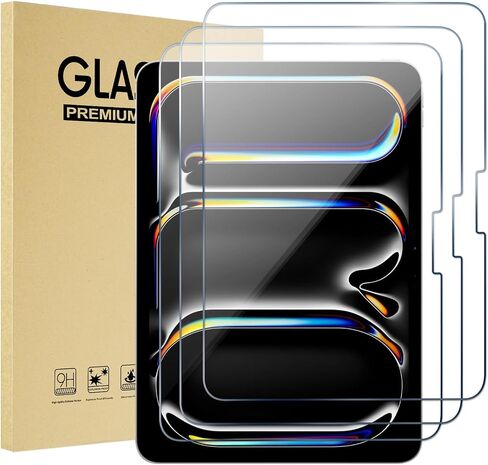 واقي شاشة ProCase لجهاز iPad Pro 13 بوصة (M4)/ iPad Air 13 بوصة (M2) 2024 واقي شاشة من الزجاج المقوى - قطعتان in Kuwait