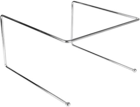 OCS Parts Pro Series 12-Inch Chrome Metal Pizza Stand | Food Display Stand for Home, Restaurants, Parties, Bakeries and Catered Events in Saudi Arabia