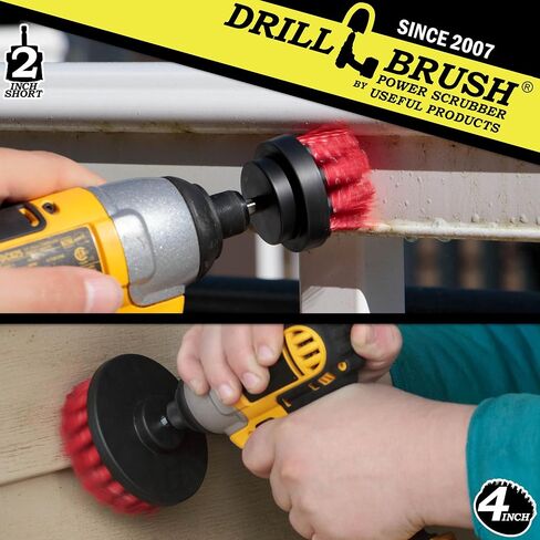 Drill Brush - Scrub Brush - Drill Brush Attachment - Cleaning Brush for Drill - Drill Brush Power Scrubber - Drill Brush Set - Boat Accessories - Hull Cleaner - Boat - Kayak - Canoe - Carpet Cleaner in Saudi Arabia